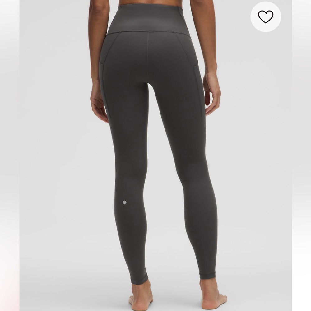 lululemon athletica dark grey Leggings